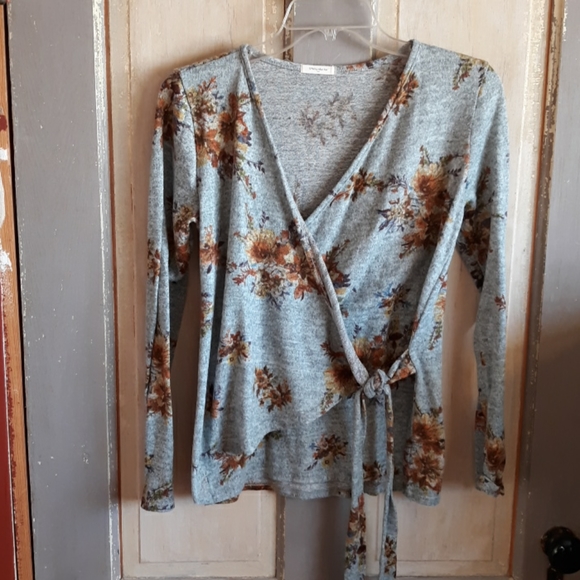 12 Pm By Mon Ami Sweaters - 12 PM by Mon Ami Wrap Sweater